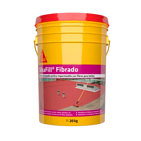 SIKAFILL TECHOS FIBRADO X 20 KG (BLANCO) vista 2