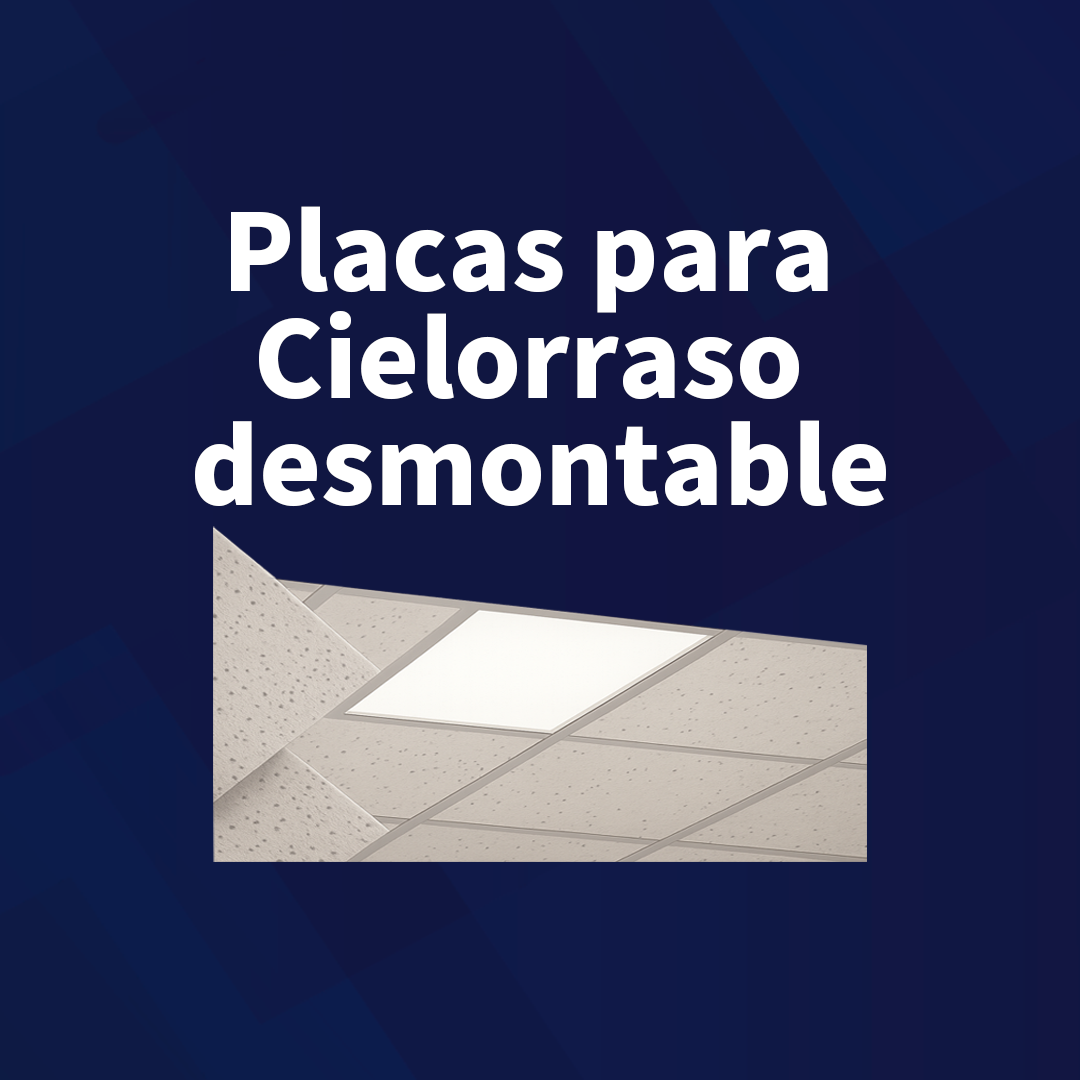 PLACA PARA CIELORRASO DESMONTABLE