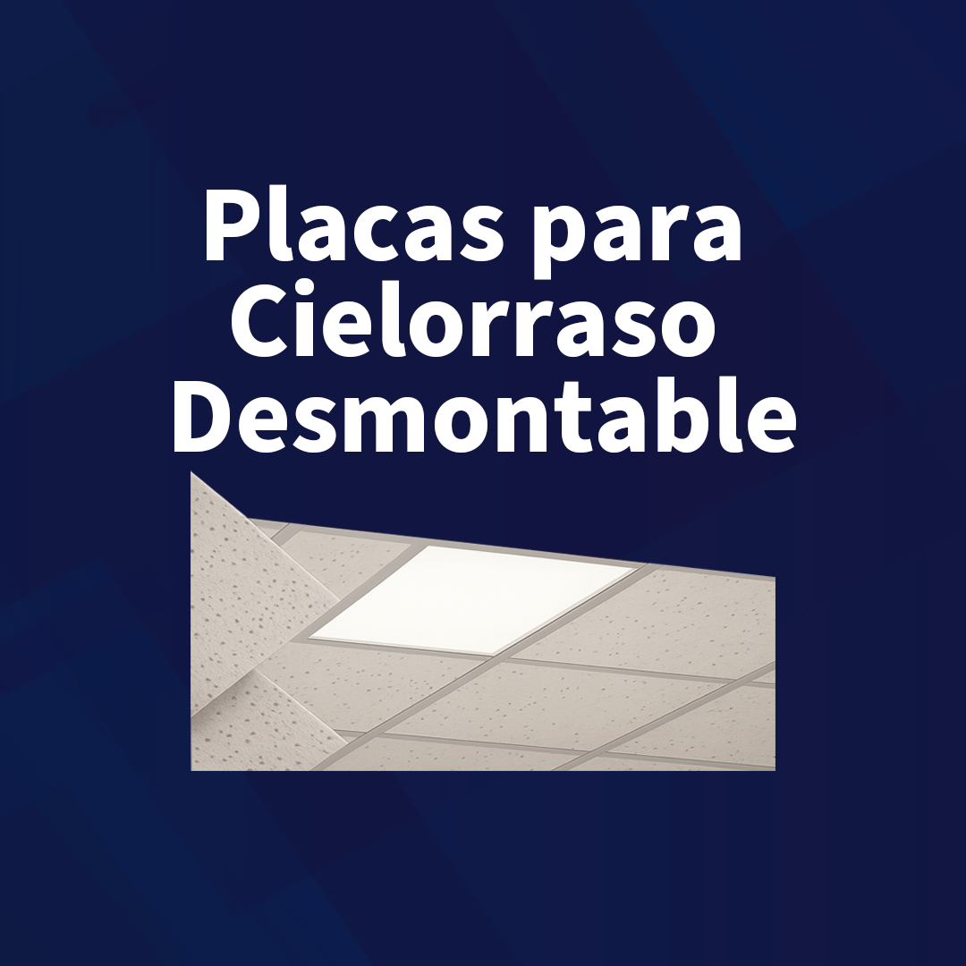 PLACA PARA CIELORRASO DESMONTABLE